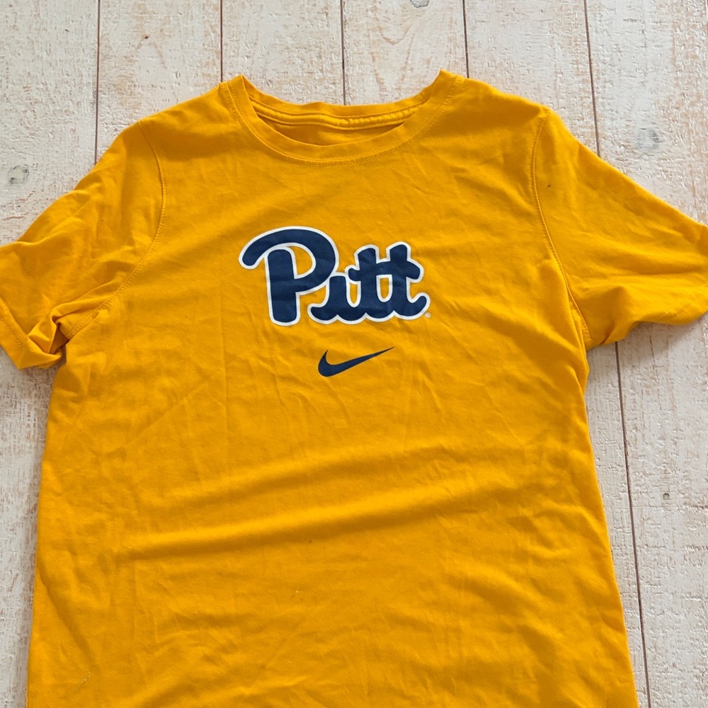 Nike Youth Gold Pitt Logo Tee